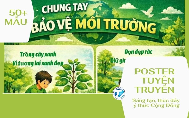 50+ Mẫu Poster Tuyên Truyền Sáng Tạo, Thúc Đẩy Ý Thức Cộng Đồng